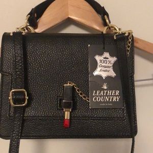 Vera Pelle Italian leather crossbody bag sexy